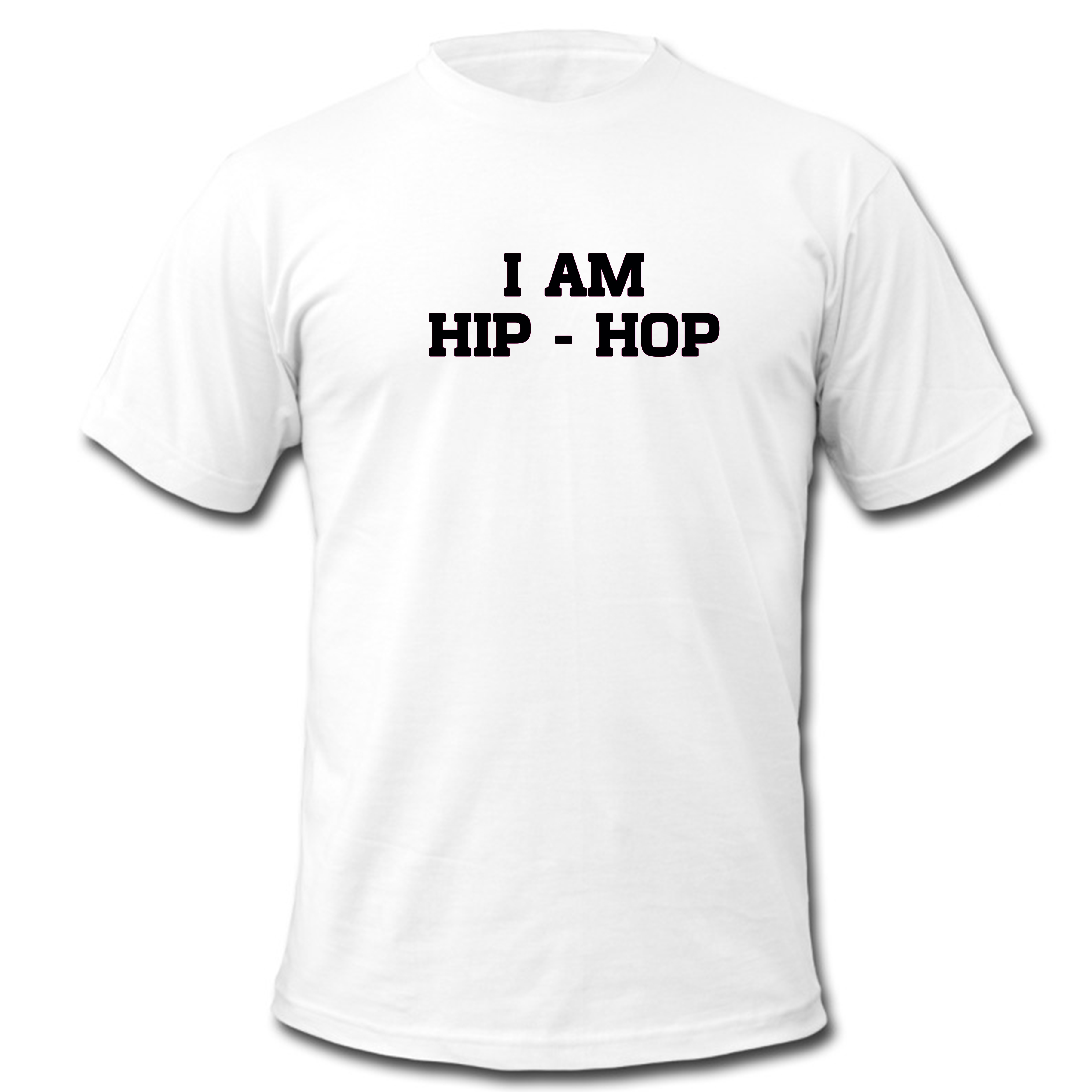 teeshirt "I am hip hop" blanc Scred Boutique